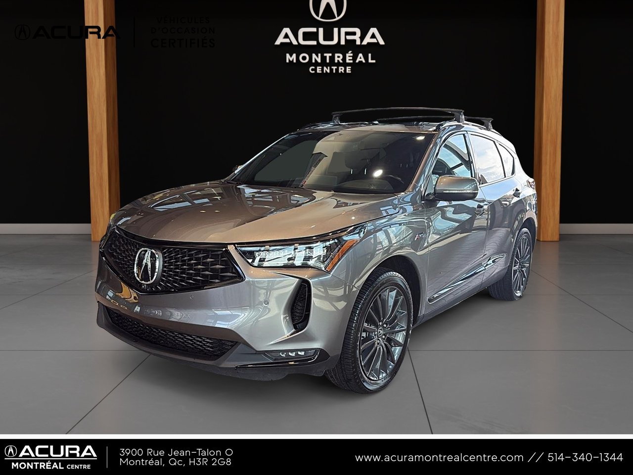 CARBONE LIQUIDE MÉTALLISÉ(NH-885M)-ÉBÈNE PEINTURE 2024 Acura RDX SUV / Crossover Automatic
