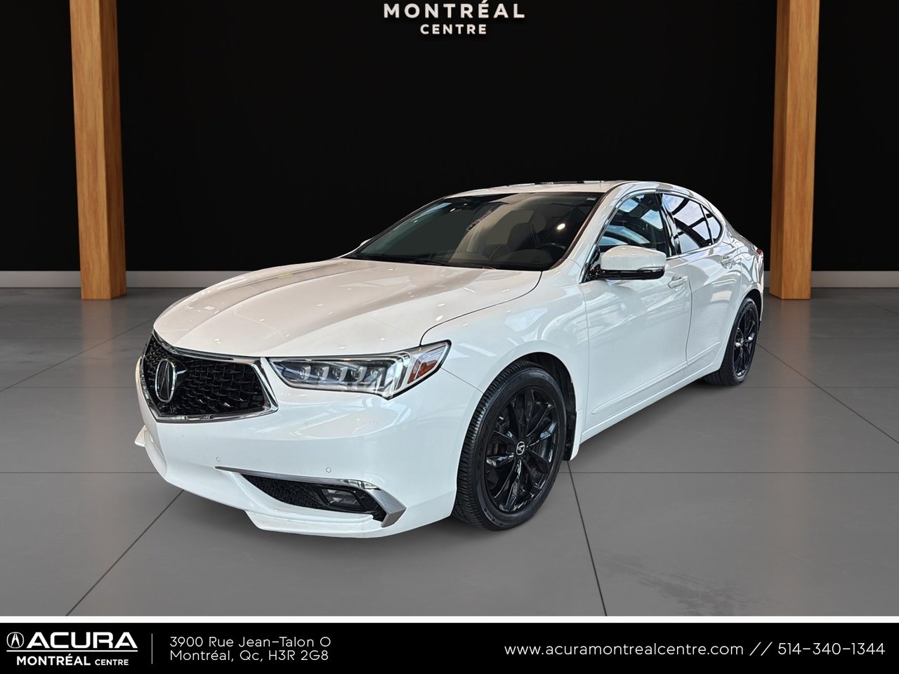 White 2018 Acura TLX Sedan Automatic