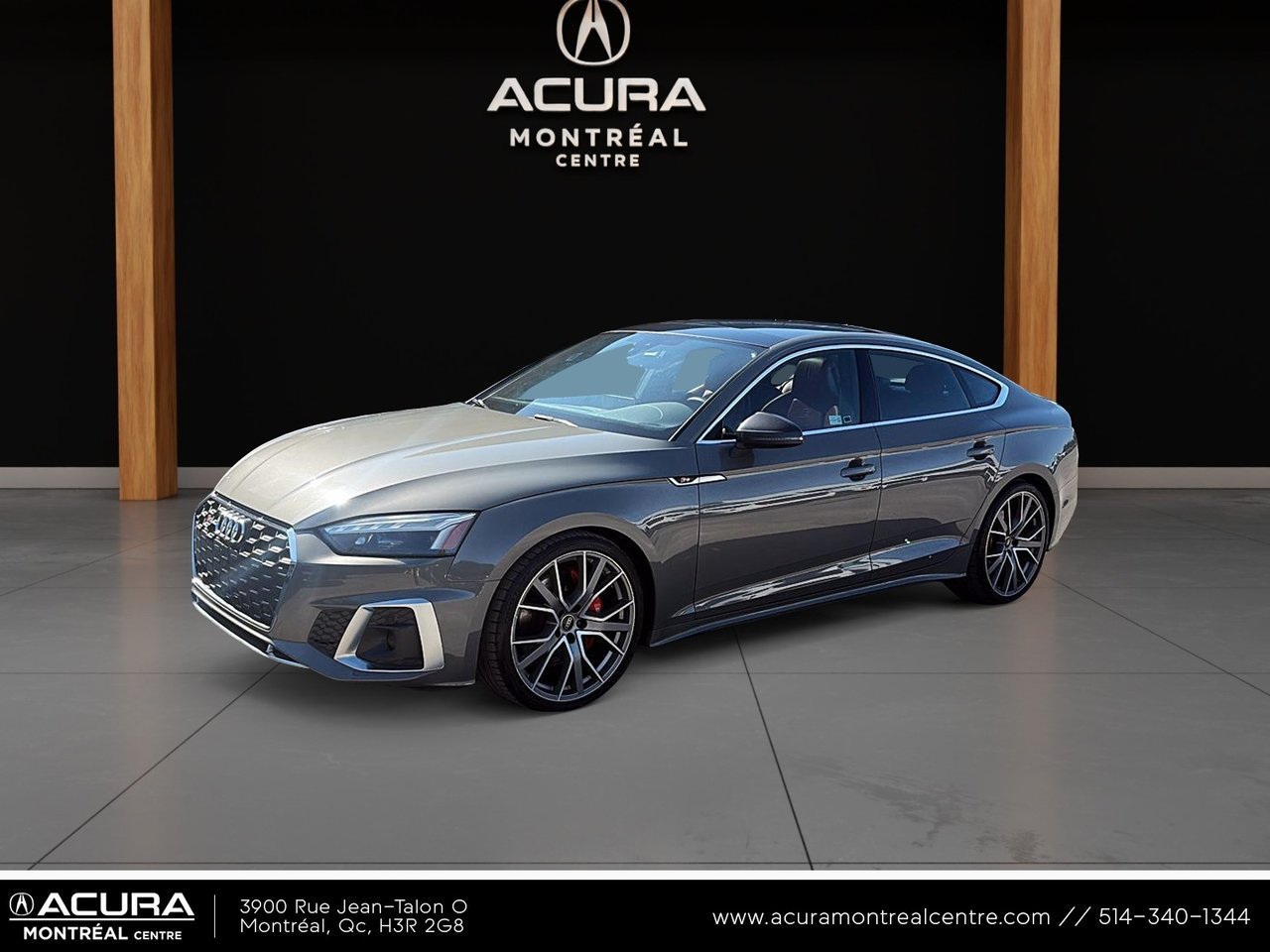 Gray 2023 Audi S5 Sportback Sedan Automatic
