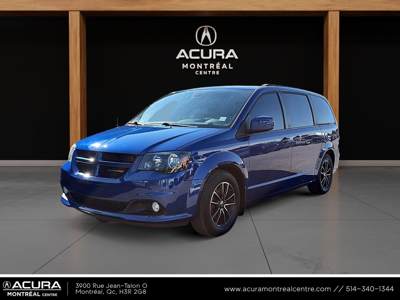 Blue 2019 Dodge Grand Caravan Minivan Front-Wheel Drive Automatic