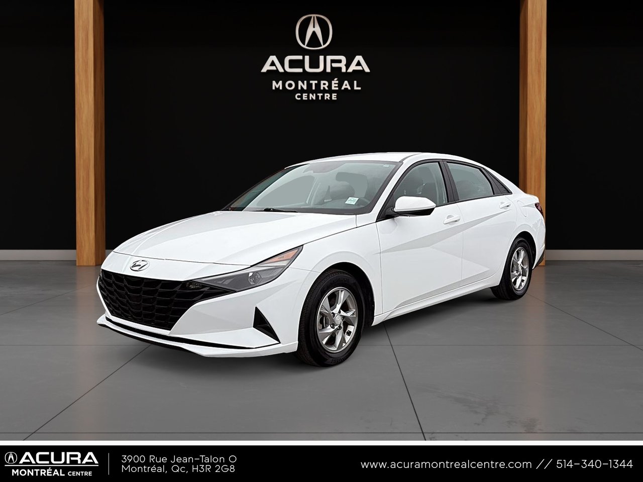 White 2021 Hyundai Elantra Sedan