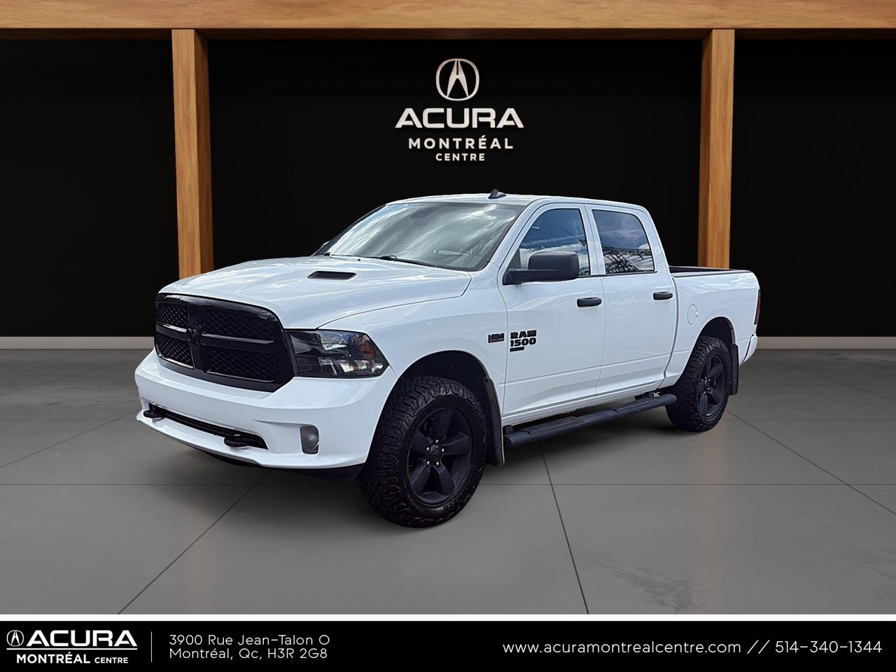 White 2021 RAM 1500 Pickup Truck Four-Wheel Drive Automatic