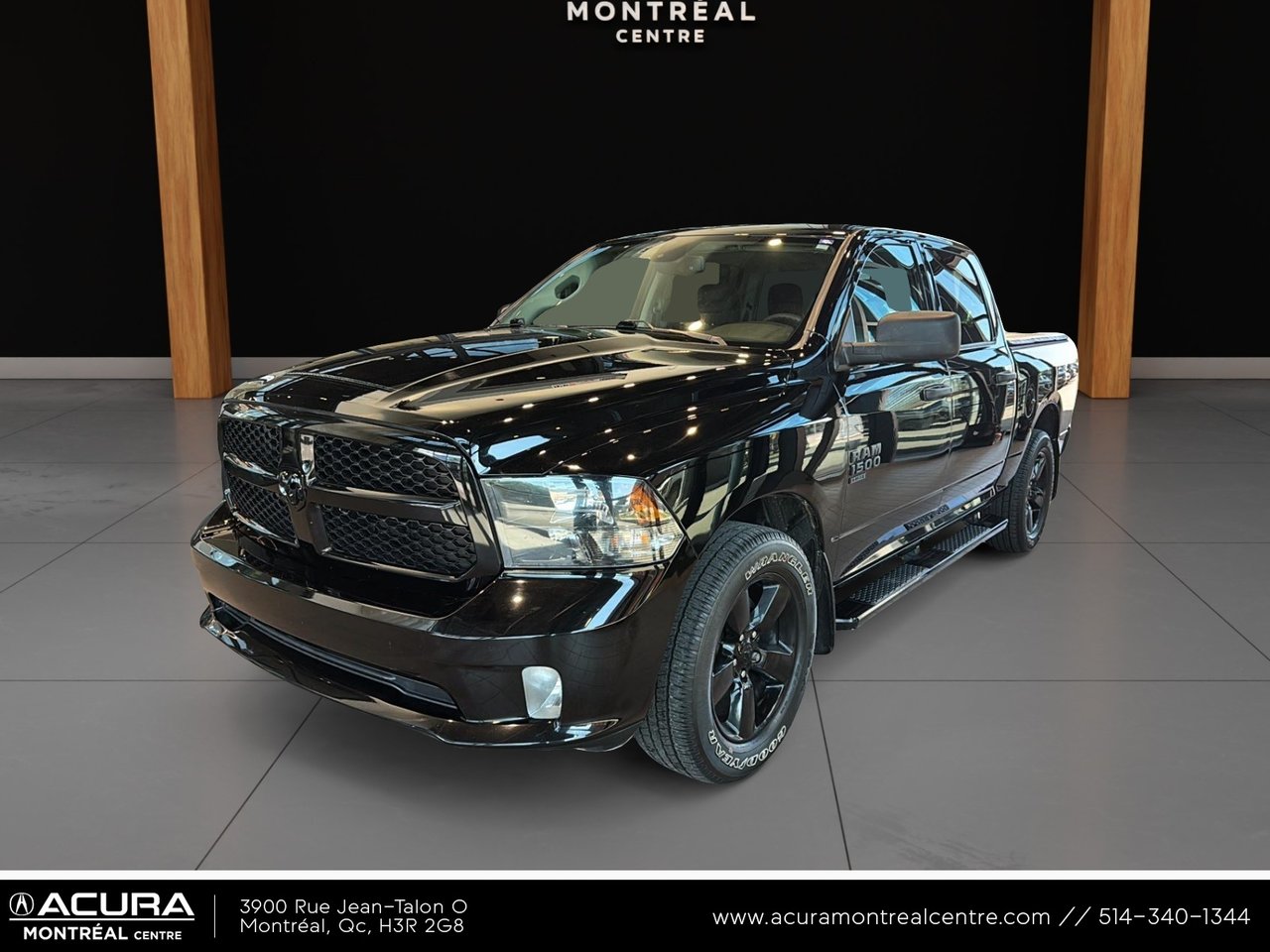 Black 2023 RAM 1500 Pickup Truck Four-Wheel Drive Automatic