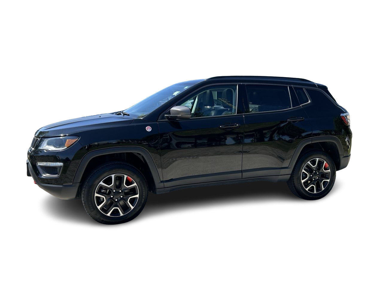 Used 2021 Diamond Black Crystal P.C. Jeep Trailhawk Elite image 4