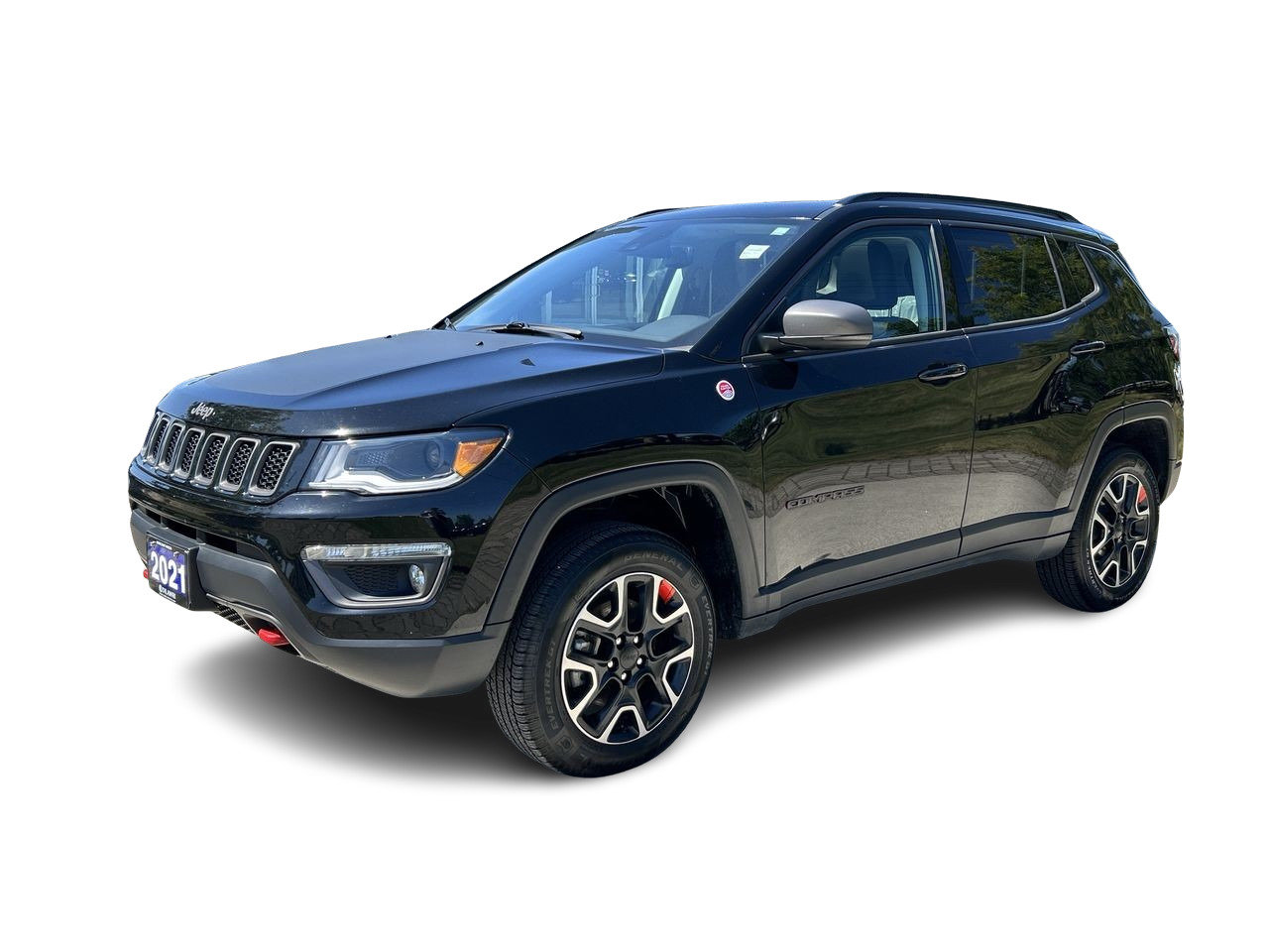 Used 2021 Diamond Black Crystal P.C. Jeep Trailhawk Elite image 3