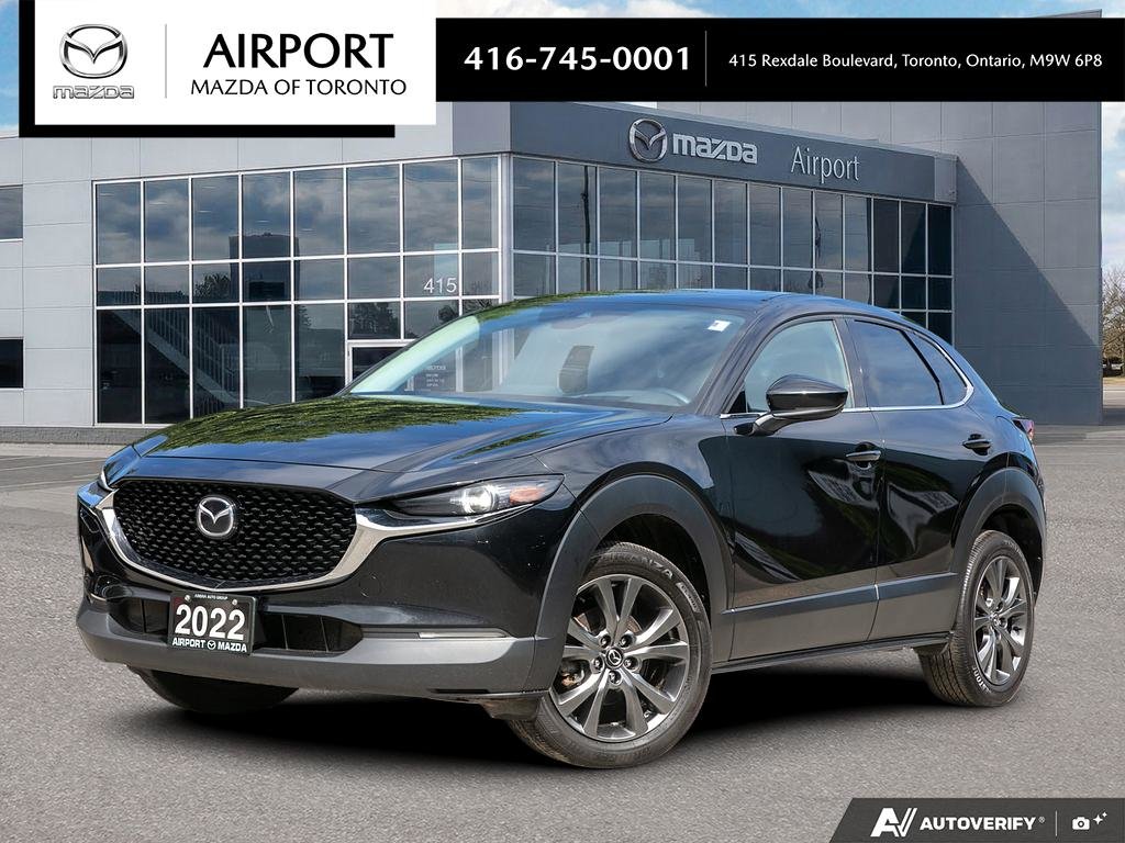 Black 2022 Mazda CX-30 2.5 S Premium AWD SUV / Crossover All-Wheel Drive Automatic