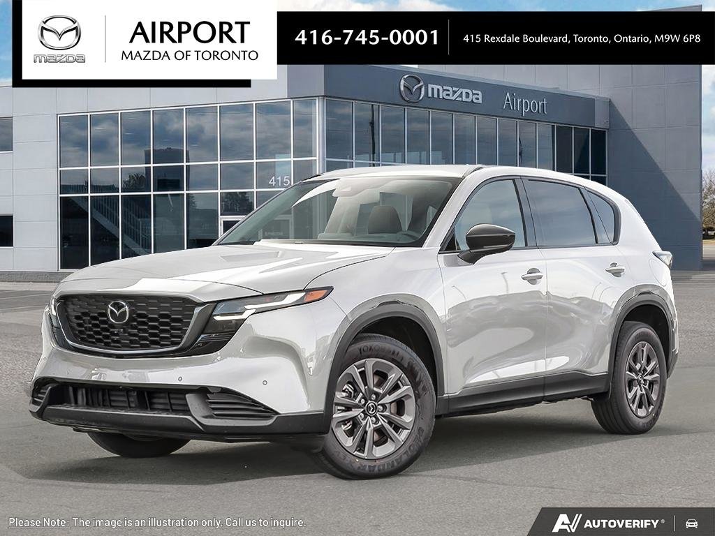 RHODIUM WHITE METALLIC 2026 Mazda CX-5 GX AWD SUV / Crossover  Automatic
