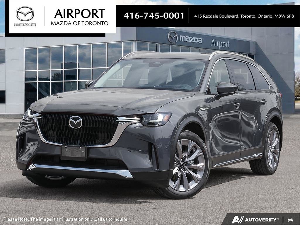 Gray (Machine Grey Metallic) 2026 Mazda CX-90 GT AWD SUV / Crossover Automatic