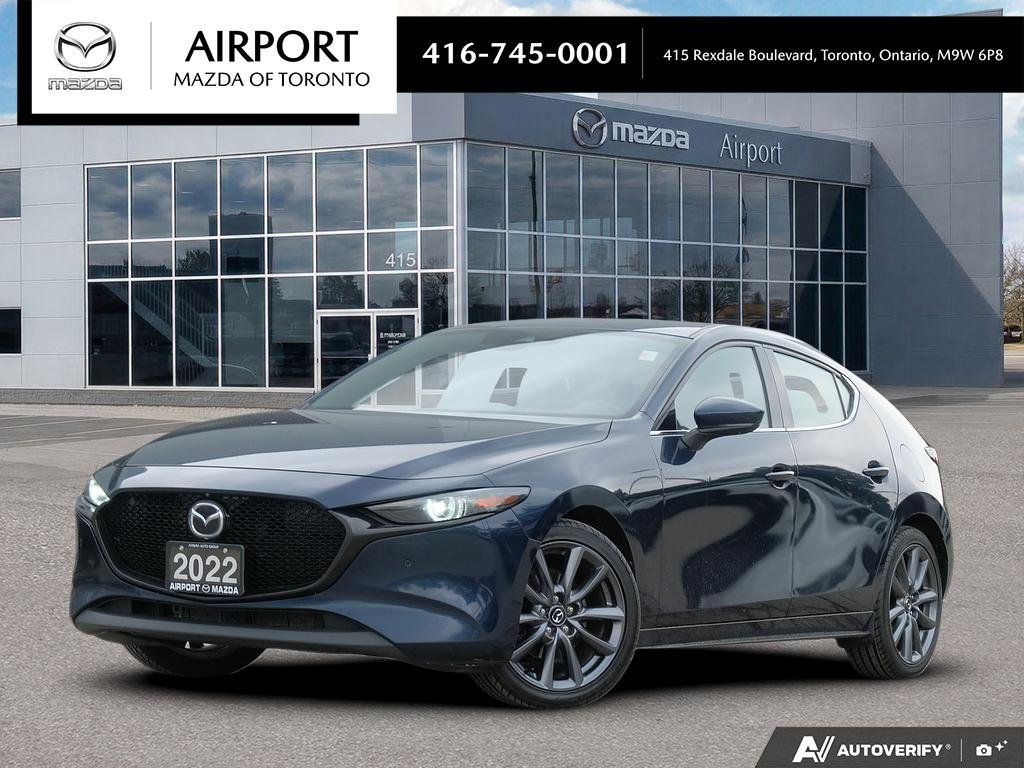 DEEP CRYSTAL BLUE MICA 2022 Mazda MAZDA3 Hatchback All-Wheel Drive Automatic
