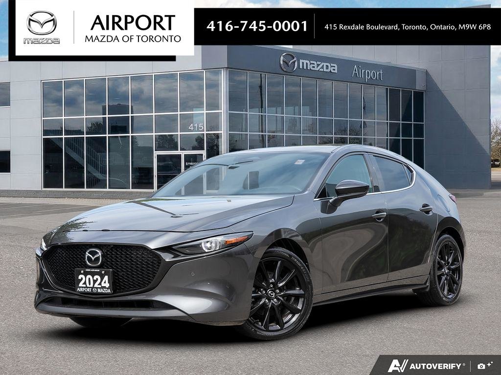 Gray (MACHINE GREY METALLIC) 2024 Mazda MAZDA3 Sport Hatchback  Automatic