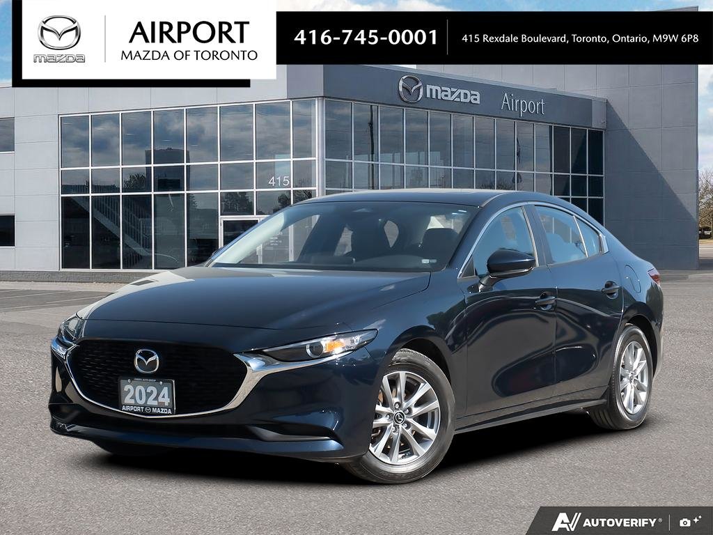 DARK BLUE 2024 Mazda MAZDA3 GS Sedan AWD Sedan  Automatic