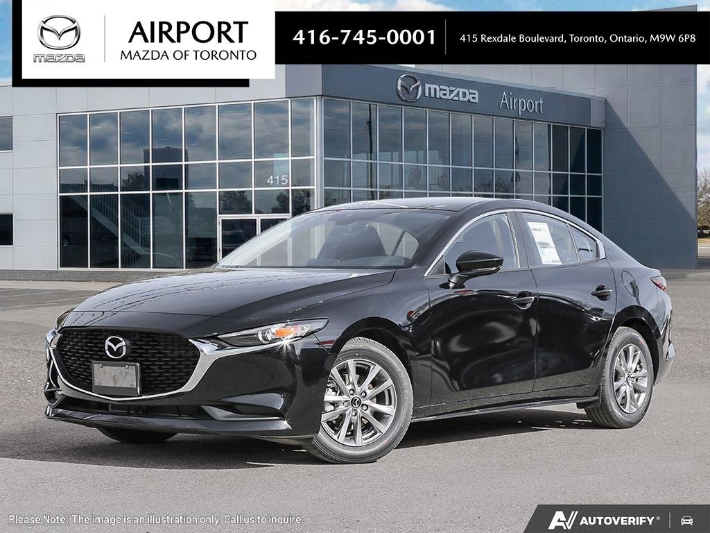 Jet Black Mica 2026 Mazda MAZDA3 Sedan  Automatic