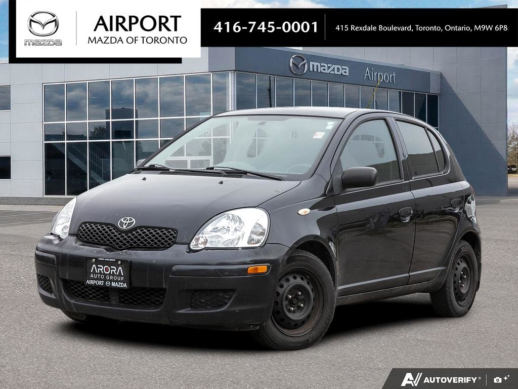 Black 2004 Toyota ECHO Hatchback  Manual