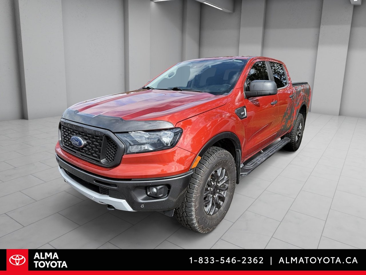 Hot Pepper Red Metallic Tinted Clearcoat 2019 Ford Ranger Pickup Truck Four-Wheel Drive Automatic