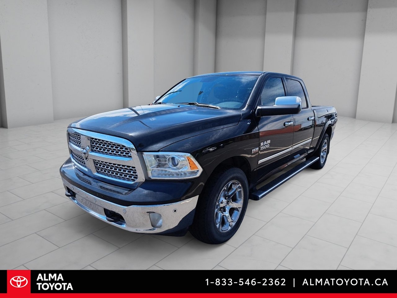 Black 2017 RAM 1500 Pickup Truck Four-Wheel Drive Automatic