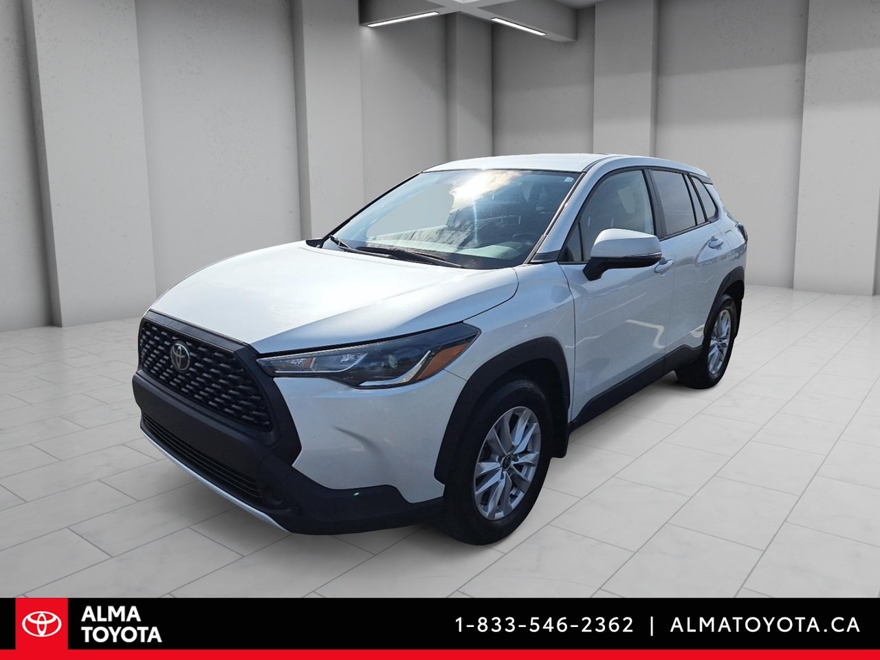 White (Wind Chill Pearl) 2022 Toyota Corolla Cross SUV / Crossover All-Wheel Drive