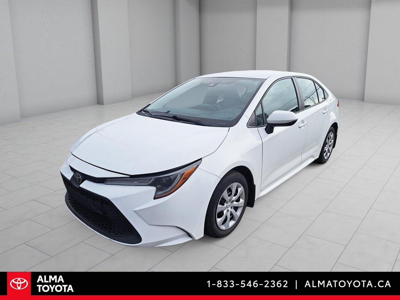 Super White 2021 Toyota Corolla Sedan Front-Wheel Drive