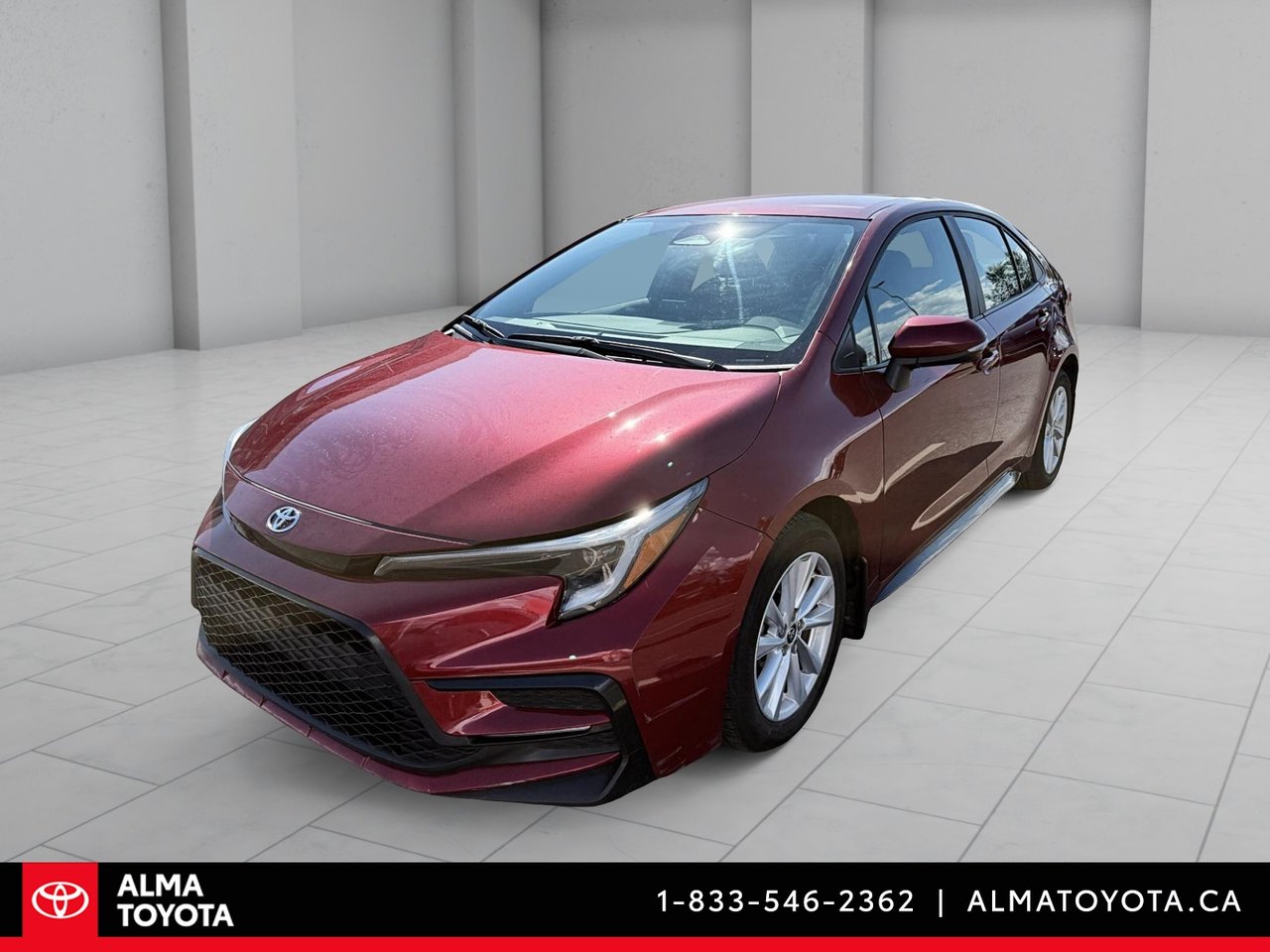 Red (Ruby Flare Pearl) 2023 Toyota Corolla Sedan Front-Wheel Drive 