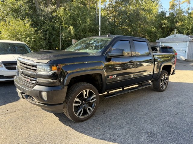 Black 2018 Chevrolet Silverado 1500 Pickup Truck Four-Wheel Drive Automatic