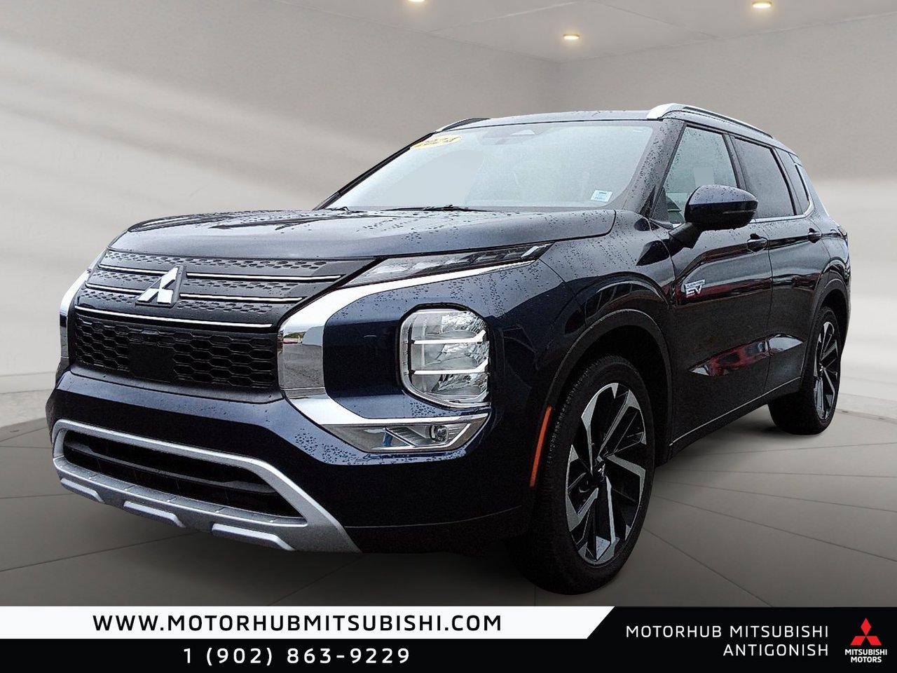 Cosmic Blue 2024 Mitsubishi Outlander Hybrid Plug-in SUV / Crossover All-Wheel Drive Automatic