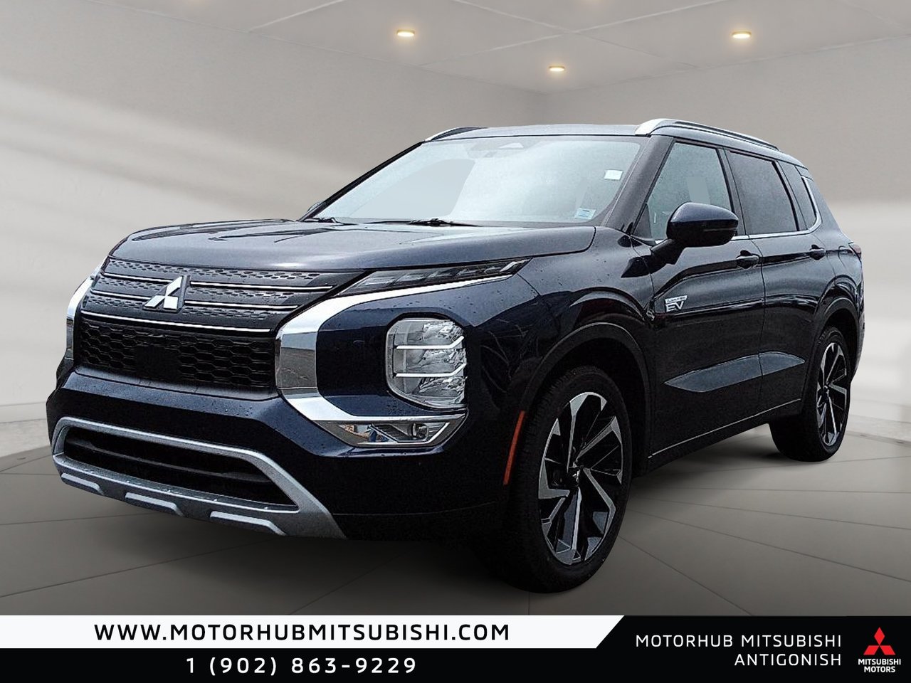 Cosmic Blue 2024 Mitsubishi Outlander Hybrid Plug-in SUV / Crossover All-Wheel Drive Automatic