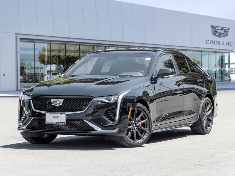 Black 2023 Cadillac CT4 Sedan All-Wheel Drive Automatic