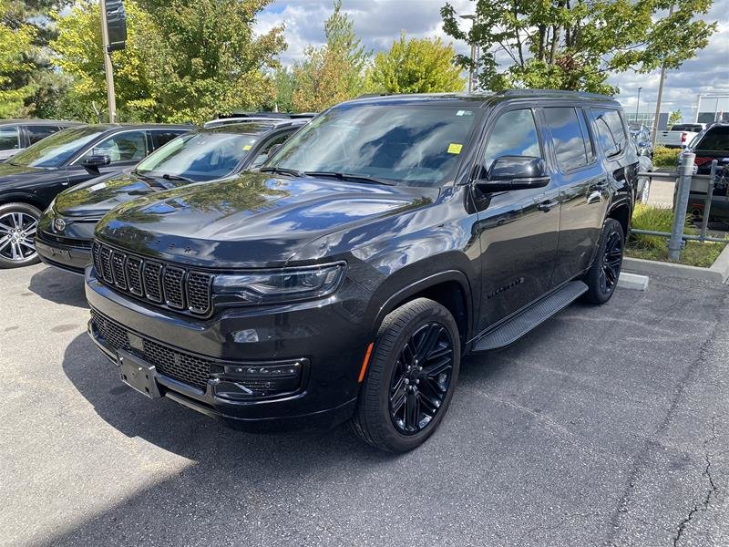 Diamond Black Crystal Pearl 2025 Jeep Wagoneer SUV / Crossover Four-Wheel Drive Automatic