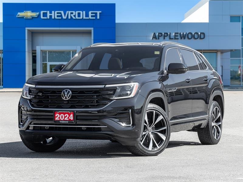 Deep Black Pearl 2024 Volkswagen Atlas Cross Sport SUV / Crossover Automatic