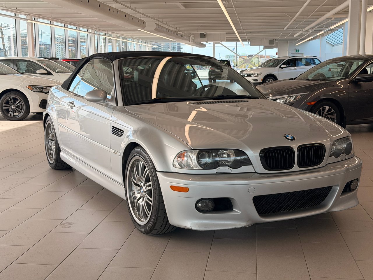 Silver 2001 BMW M3 Convertible Rear-Wheel Drive Manual