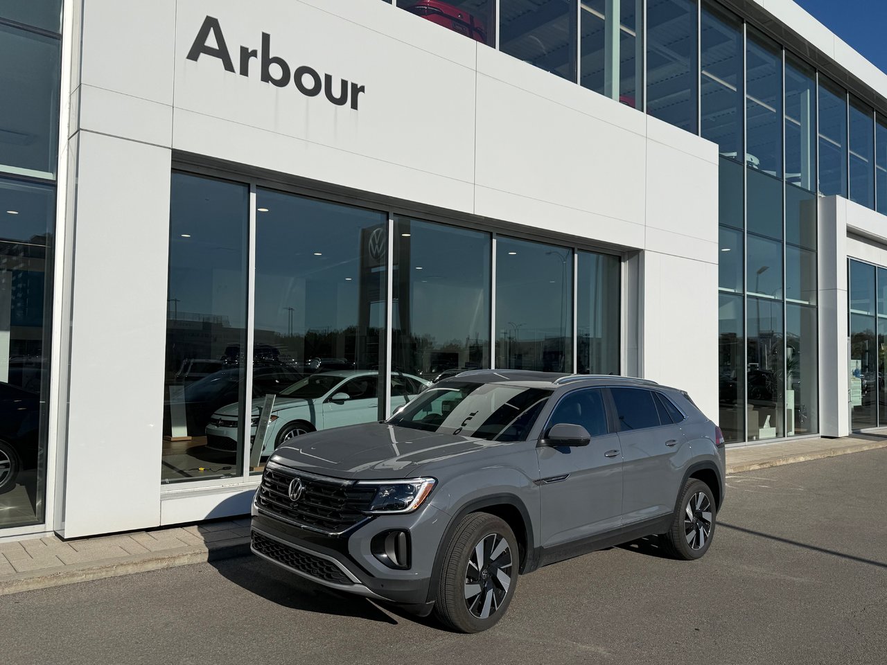 Gray (Pure Grey) 2026 Volkswagen Atlas Cross Sport SUV / Crossover  Automatic