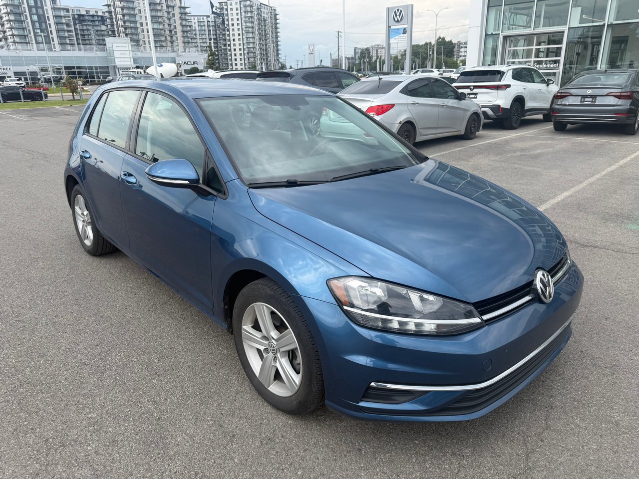 Blue 2021 Volkswagen Golf Hatchback  Automatic