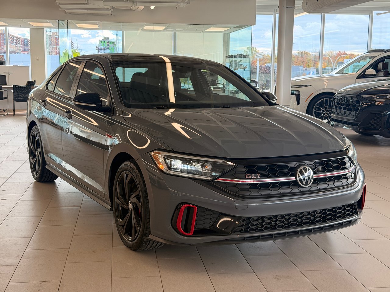 Gray 2023 Volkswagen Jetta GLI   Automatic