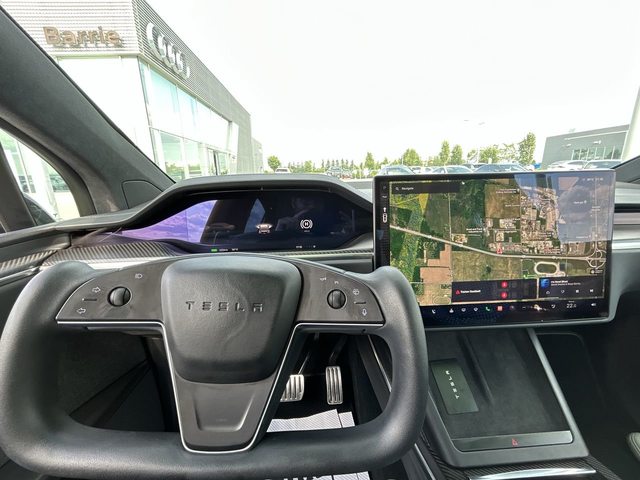 Used 2022 Black Tesla Plaid image 28