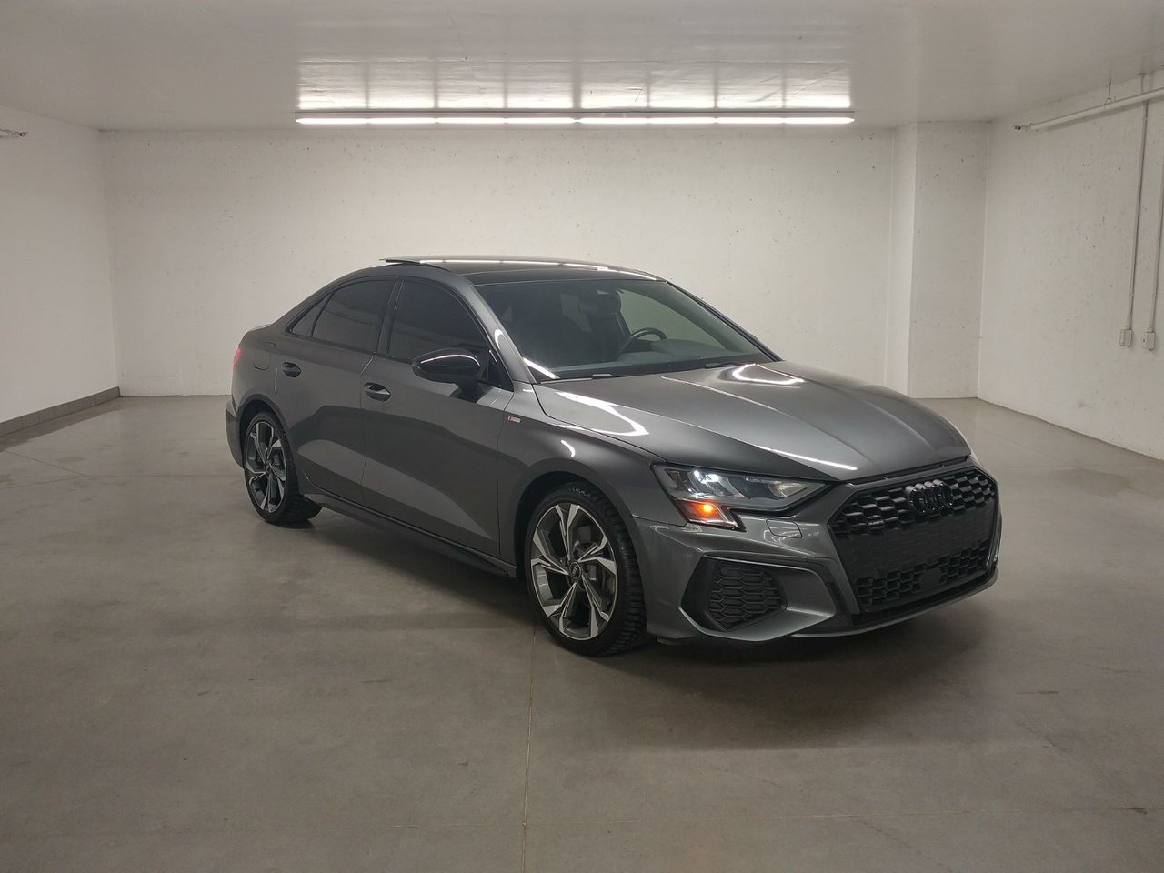 Gray (Daytona Grey) 2023 Audi A3 Sedan Automatic