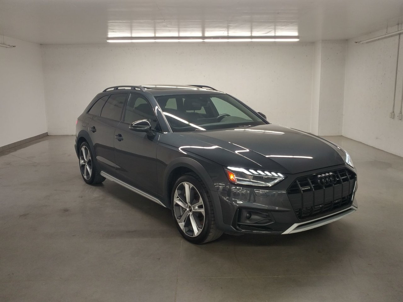 Gray (Manhattan Grey) 2024 Audi A4 Allroad Wagon All-Wheel Drive Automatic