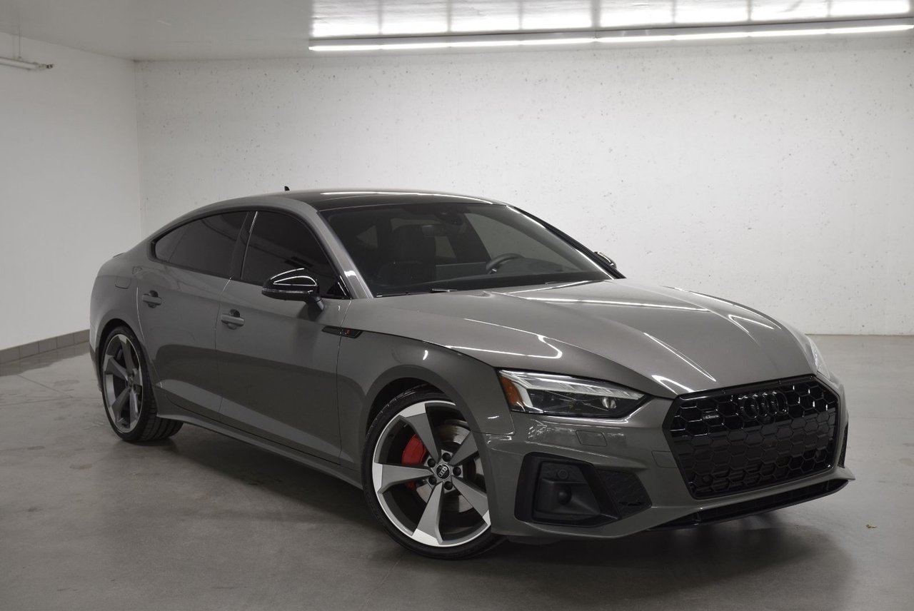 Gray (Chronos Grey) 2024 Audi A5 Sportback Sedan All-Wheel Drive Automatic