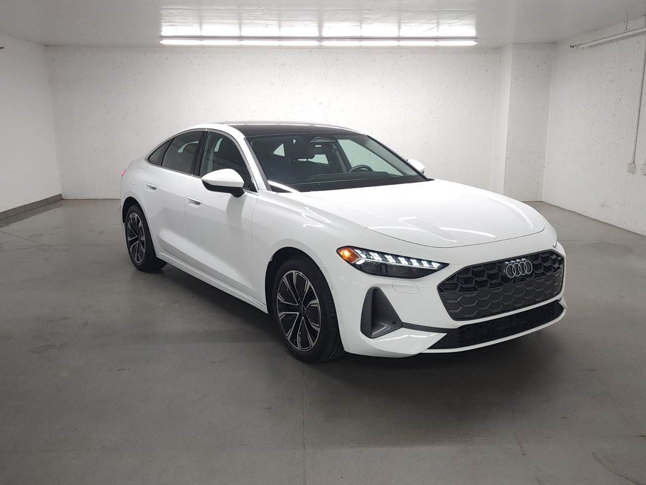 White 2025 Audi A5 Sedan Automatic