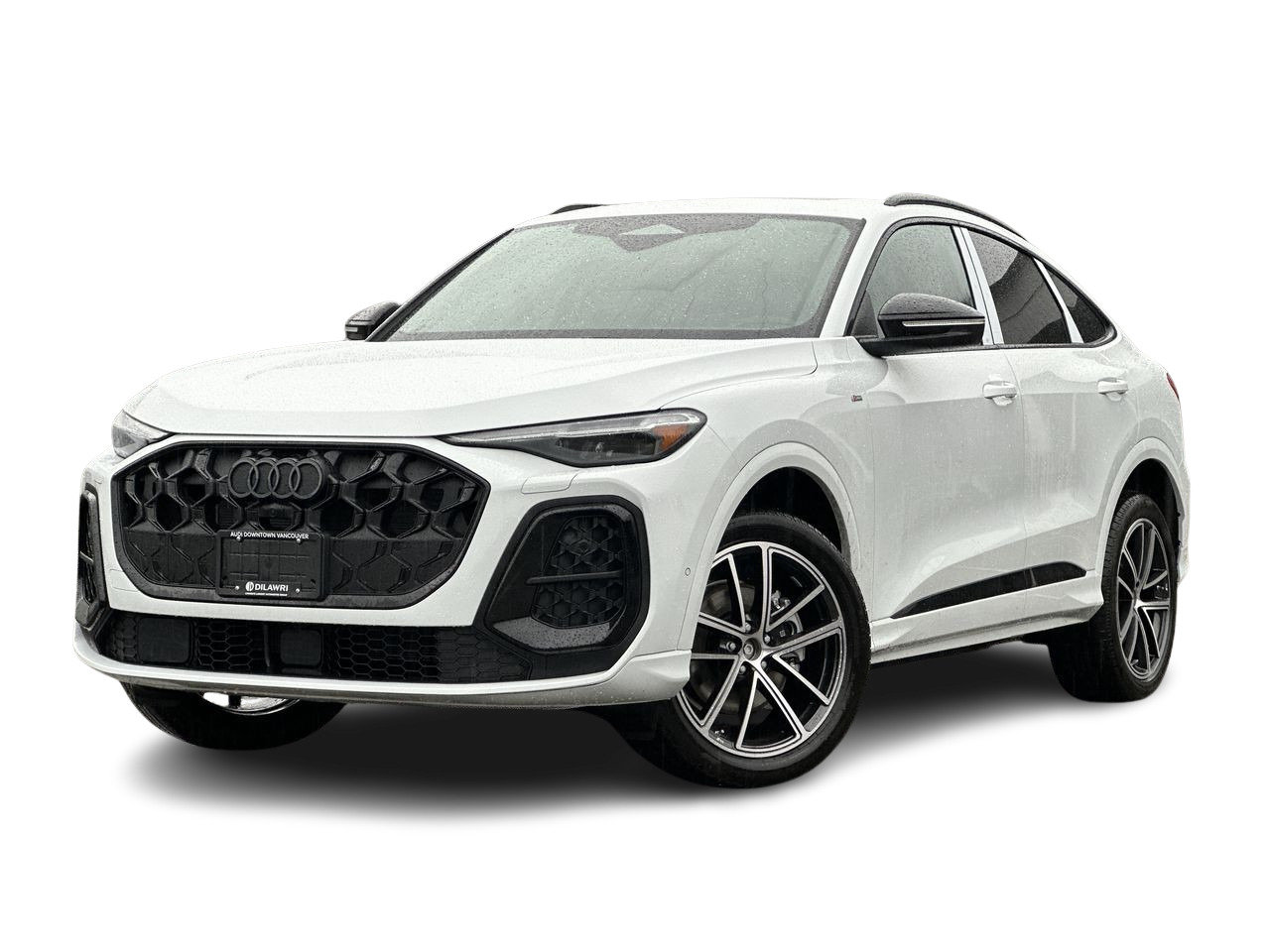 Glacier white metallic 2025 Audi Q5 Sportback quattro Premium Plus S Line 45 TFSI Sedan All-Wheel Drive Automatic