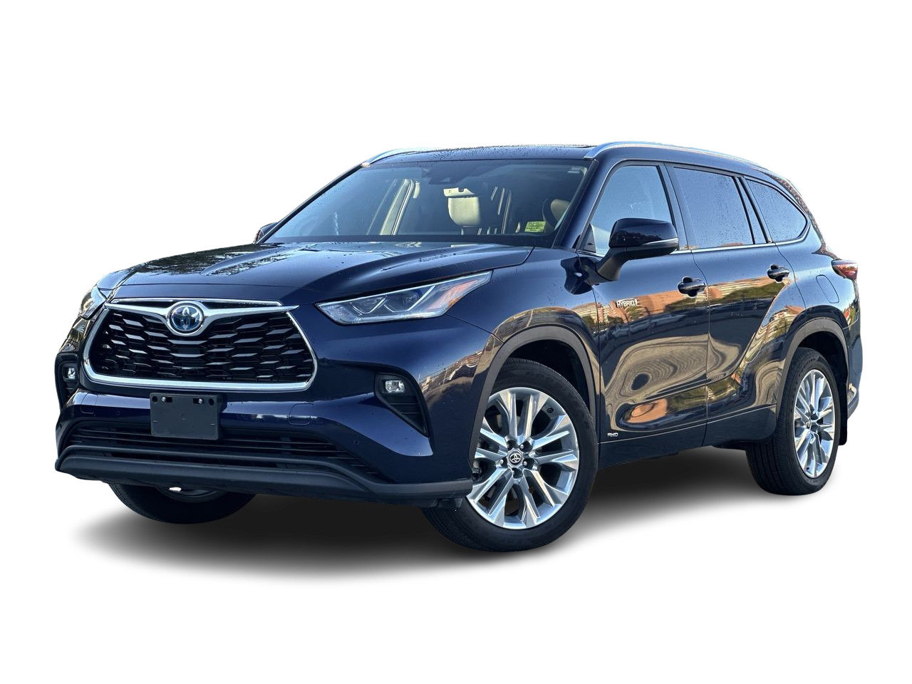 Blue 2021 Toyota Highlander Hybrid SUV / Crossover All-Wheel Drive