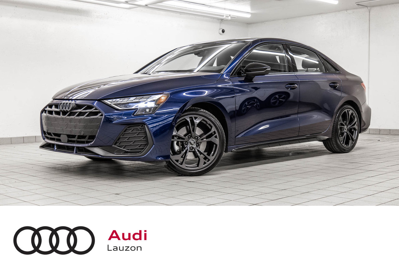 Navarra Blue Metallic 2025 Audi A3 Sedan Automatic