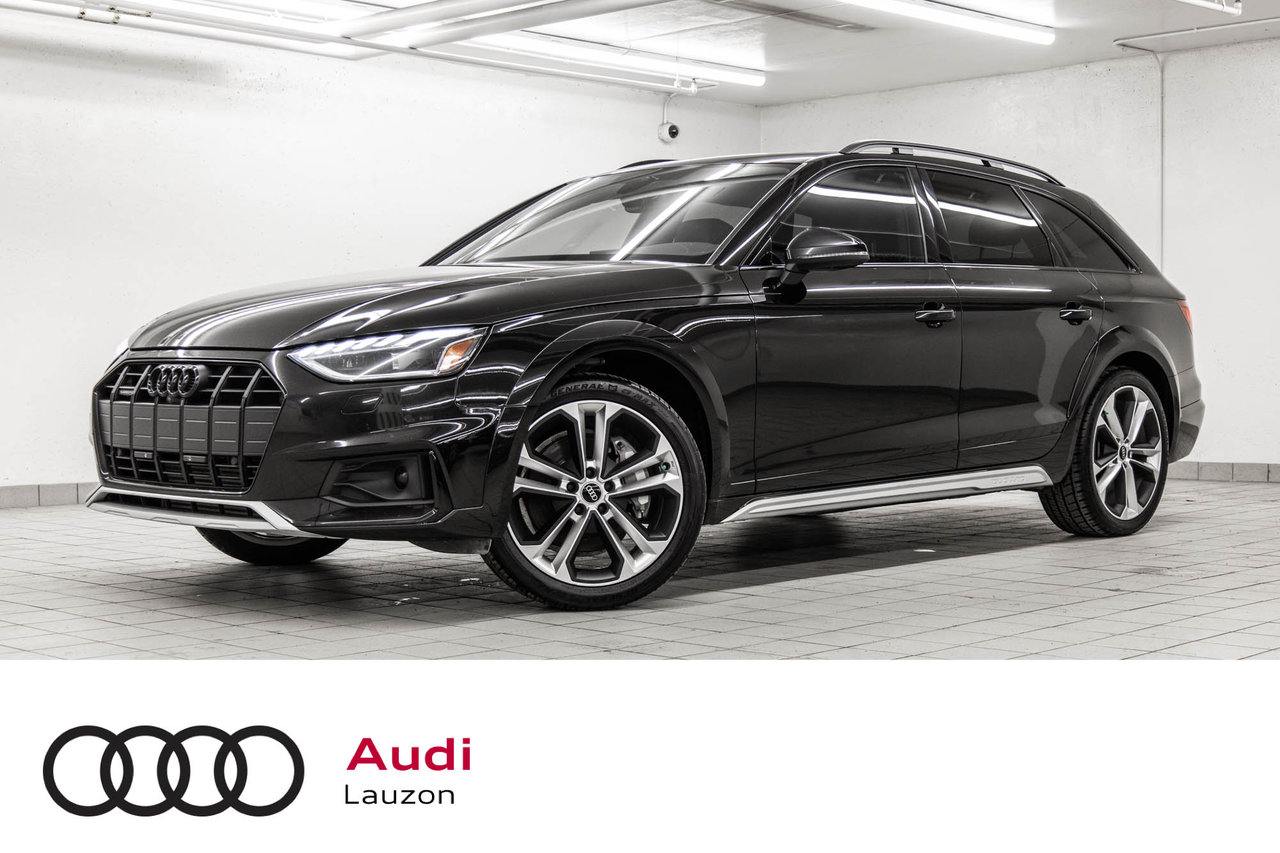 Mythos Black Metallic 2023 Audi A4 Allroad Wagon All-Wheel Drive Automatic