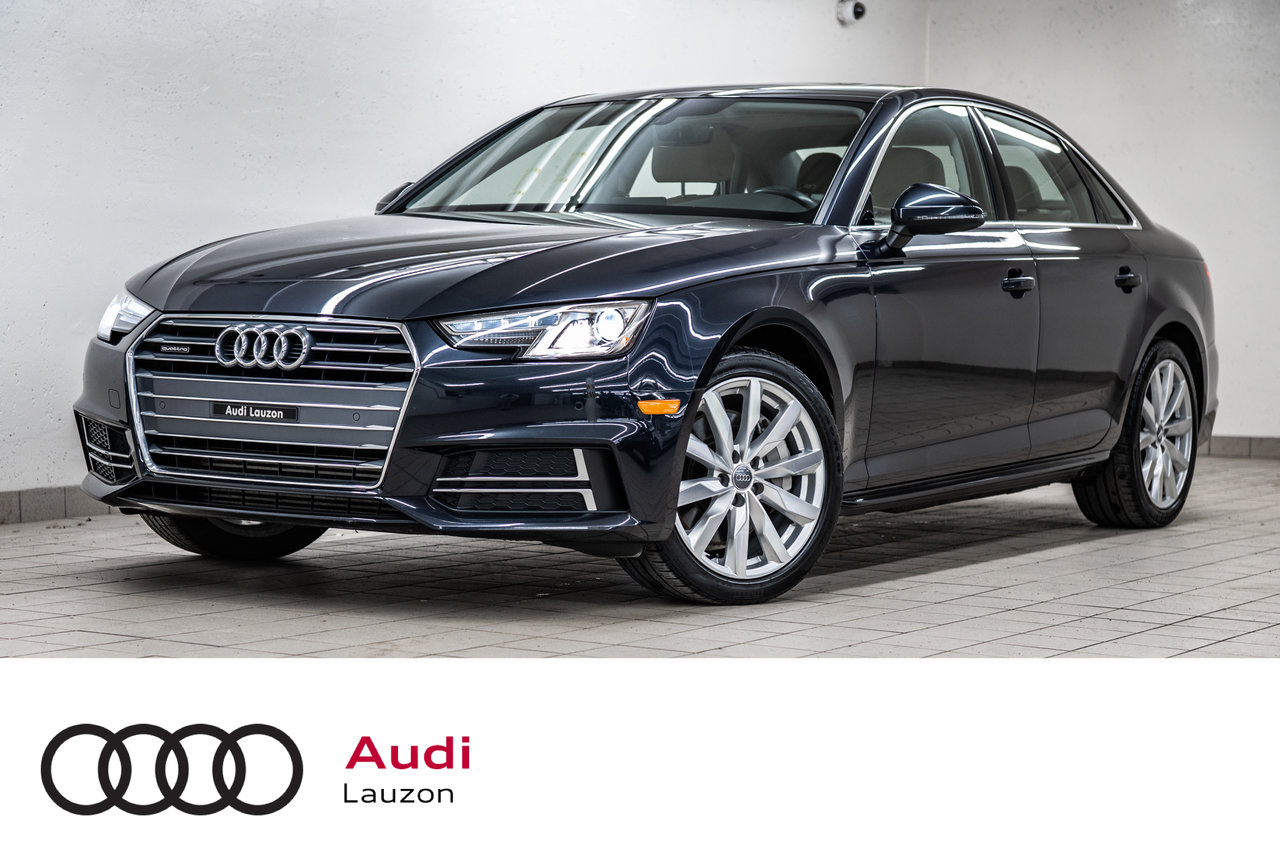 Moonlight Blue Metallic 2018 Audi A4 Sedan Automatic