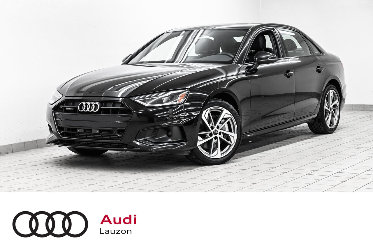 Brilliant Black 2023 Audi A4 Sedan Automatic