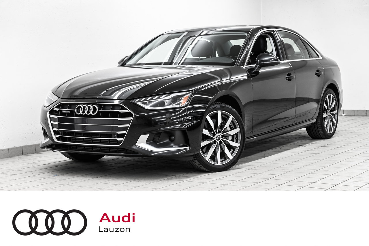 Mythos Black Metallic 2023 Audi A4 Sedan  Automatic