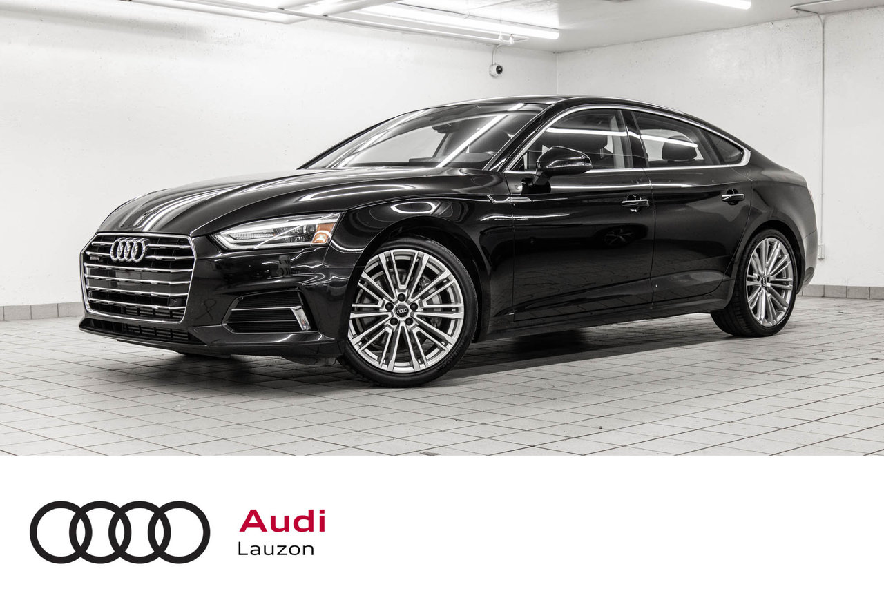 Brilliant Black 2019 Audi A5 Sportback Sedan  Automatic