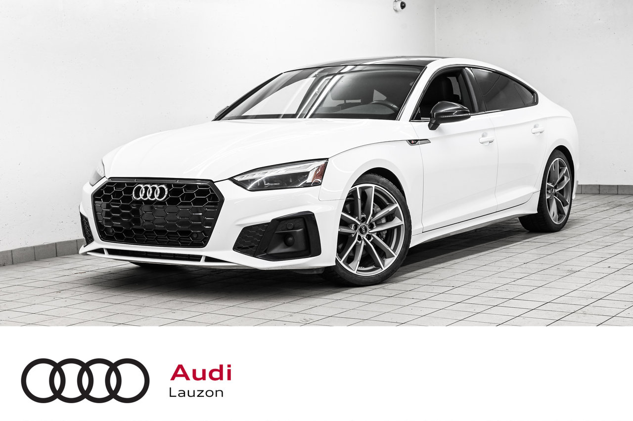 Ibis White 2021 Audi A5 Sportback Sedan Automatic