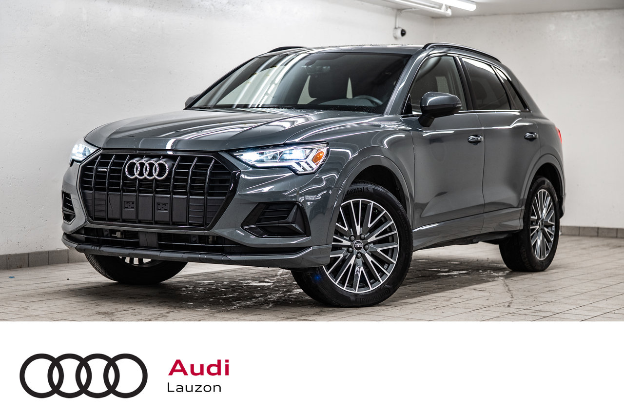 Nano Gray Metallic 2023 Audi Q3 SUV / Crossover  Automatic