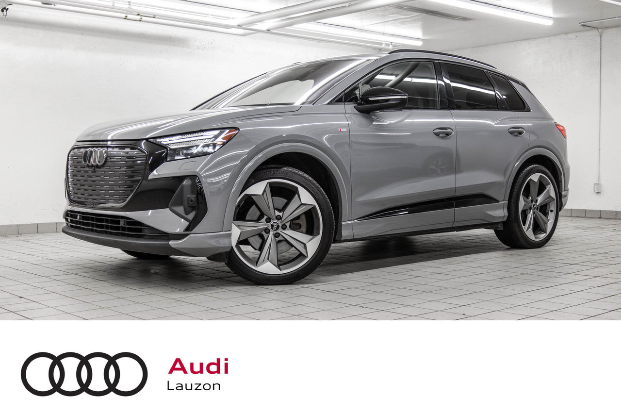 Pebble Gray 2024 Audi Q4 e-tron SUV / Crossover Automatic