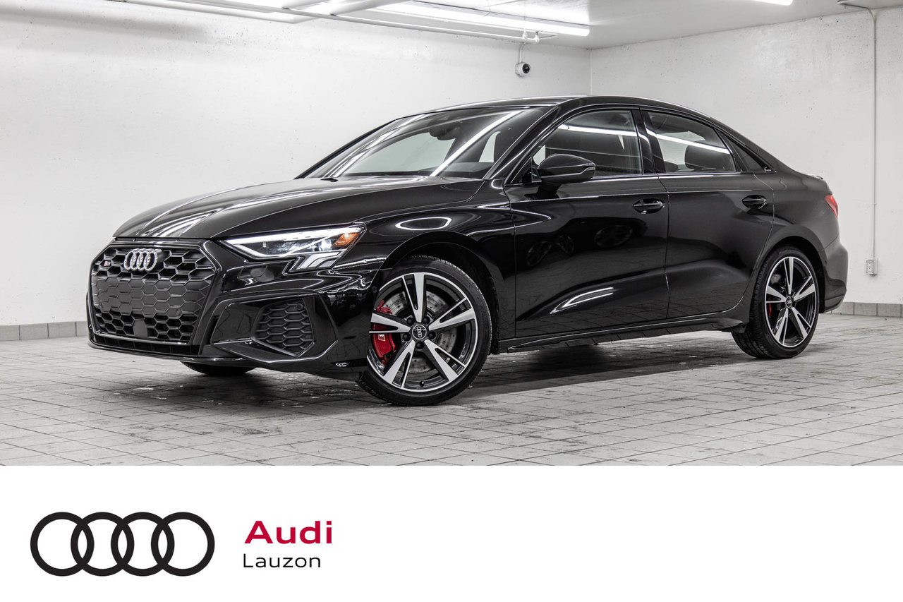 Mythos Black Metallic 2024 Audi S3 2.0 TFSI quattro Komfort AWD Sedan Automatic