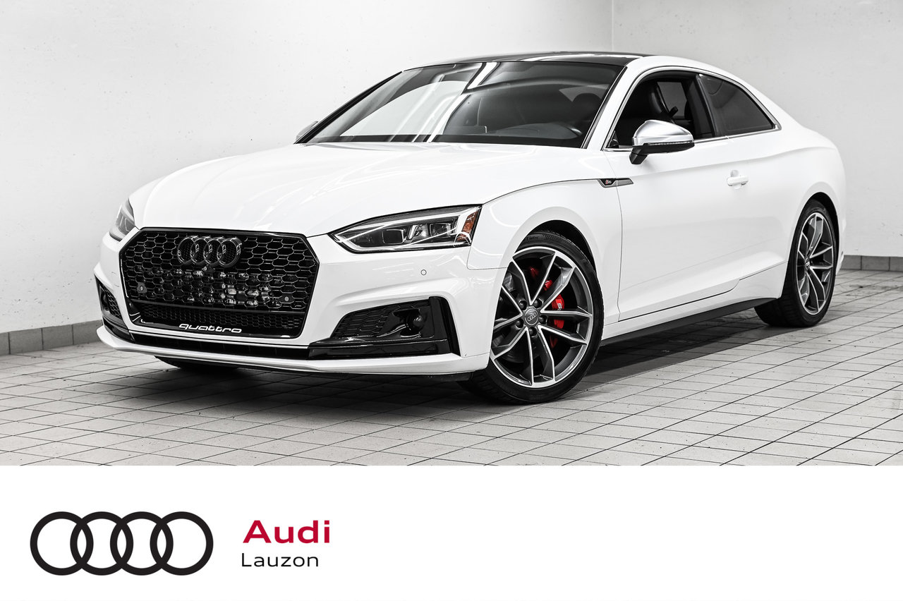 Ibis White 2018 Audi S5 Coupe Automatic